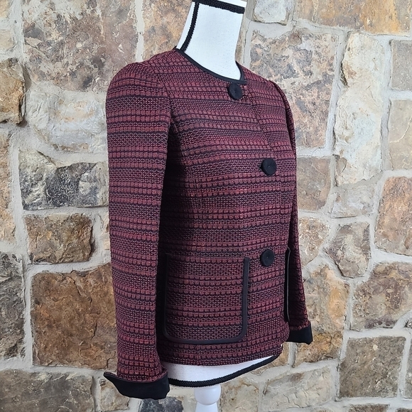 LAFAYETTE 148 New York Laurence Jacquard Jacket XS - Picture 4 of 9